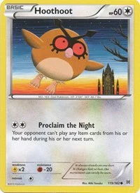 Hoothoot - XY - BREAKthrough - Common - 119/162
