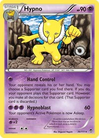 Hypno - XY - Furious Fists - Rare - 36/111