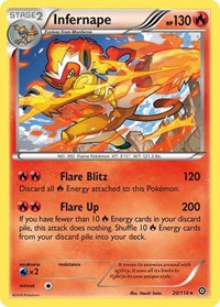 Infernape - XY - Steam Siege - Holo Rare - 20/114