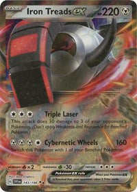 Iron Treads ex - 143/198 - SV01: Scarlet & Violet Base Set - Double Rare - 143/198 - Image 2