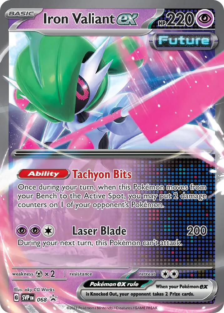Iron Valiant ex - 068 - SV: Scarlet & Violet Promo Cards - Promo - 68