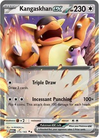 Kangaskhan ex - 115/165 - SV: Scarlet & Violet 151 - Double Rare - 115/165 - Image 2