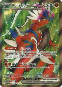 Koraidon ex - 231/198 - SV01: Scarlet & Violet Base Set - Ultra Rare - 231/198 - Image 2