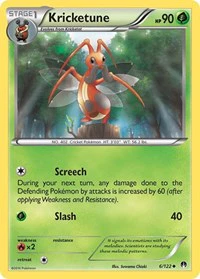 Kricketune - XY - BREAKpoint - Uncommon - 6/122