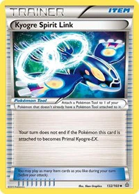 Kyogre Spirit Link - XY - Primal Clash - Uncommon - 132/160