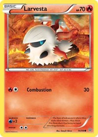 Larvesta - XY - Ancient Origins - Common - 16/98