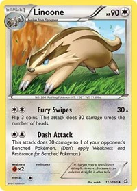 Linoone - XY - Primal Clash - Uncommon - 112/160