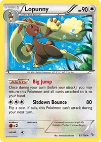 Lopunny - XY - Flashfire - Rare - 85/106