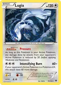 Lugia - XY - Fates Collide - Rare - 78/124
