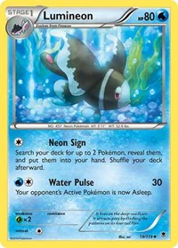 Lumineon - XY - Phantom Forces - Uncommon - 19/119