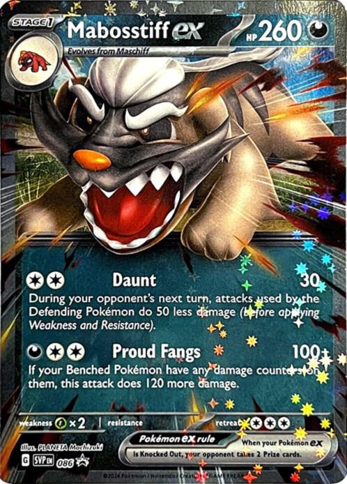 Mabosstiff ex - 086 - SV: Scarlet & Violet Promo Cards - Promo - 86