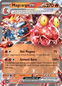 Magcargo ex - 029/167 - SV06: Twilight Masquerade - Double Rare - 029/167 - Image 2