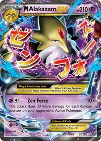 M Alakazam EX - XY - Fates Collide - Ultra Rare - 26/124