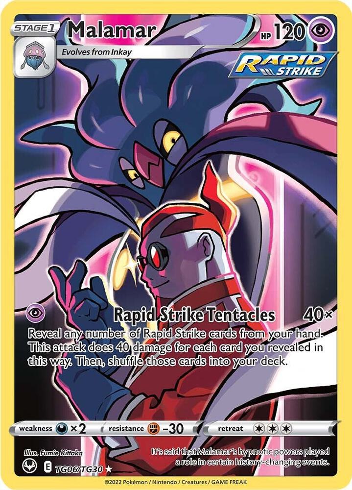 Malamar - SWSH12: Silver Tempest Trainer Gallery - Ultra Rare - TG06/TG30