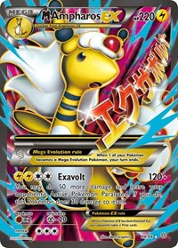 M Ampharos EX (88 Full Art) - XY - Ancient Origins - Ultra Rare - 88/98