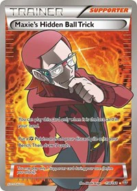 Maxie's Hidden Ball Trick (158 Full Art) - XY - Primal Clash - Ultra Rare - 158/160