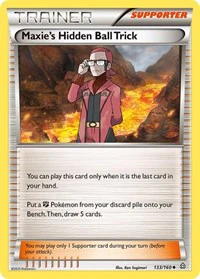 Maxie's Hidden Ball Trick - XY - Primal Clash - Uncommon - 133/160