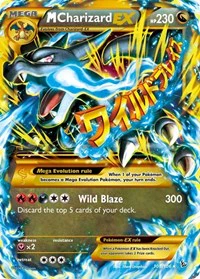 M Charizard EX (X) (Secret) - XY - Flashfire - Secret Rare - 108/106