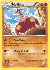 Medicham - XY - Primal Clash - Holo Rare - 80/160