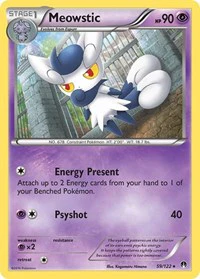 Meowstic - XY - BREAKpoint - Rare - 59/122
