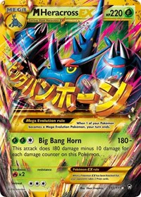 M Heracross EX (Secret) - XY - Furious Fists - Secret Rare - 112/111