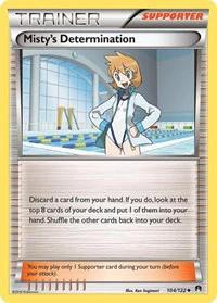 Misty's Determination - XY - BREAKpoint - Uncommon - 104/122
