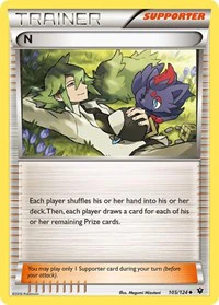 N (Supporter) - XY - Fates Collide - Uncommon - 105/124
