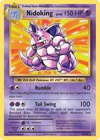 Nidoking - XY - Evolutions - Holo Rare - 45/108