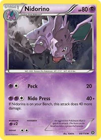 Nidorino - XY - Steam Siege - Uncommon - 44/114