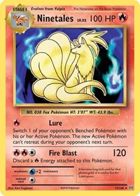 Ninetales - XY - Evolutions - Holo Rare - 15/108