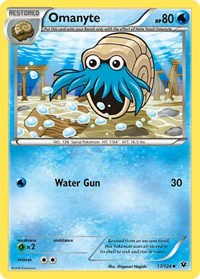 Omanyte - XY - Fates Collide - Uncommon - 17/124