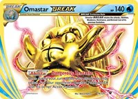 Omastar BREAK - XY - Fates Collide - Rare BREAK - 19/124