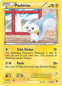 Pachirisu - XY - Phantom Forces - Rare - 25/119