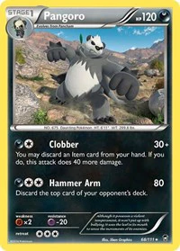 Pangoro - XY - Furious Fists - Rare - 68/111