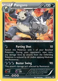 Pangoro - XY - BREAKpoint - Rare - 75/122