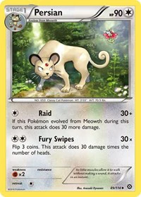 Persian - XY - Steam Siege - Uncommon - 89/114