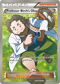 Professor Birch's Observations (159 Full Art) - XY - Primal Clash - Ultra Rare - 159/160