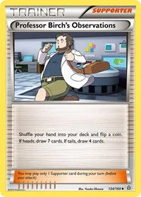 Professor Birch's Observations - XY - Primal Clash - Uncommon - 134/160