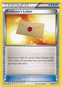 Professor's Letter (Sylveon) - XY Trainer Kit: Sylveon & Noivern - Common - 28/30