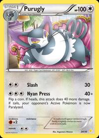 Purugly (24) - XY Trainer Kit: Pikachu Libre & Suicune - Common - 24/30