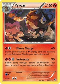 Pyroar - XY - Steam Siege - Rare - 23/114