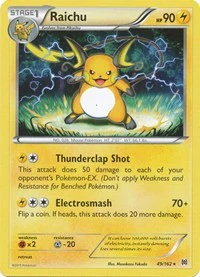 Raichu - XY - BREAKthrough - Rare - 49/162