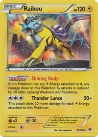 Raikou - XY - BREAKthrough - Holo Rare - 55/162
