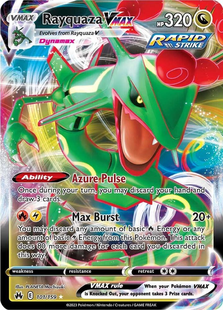 Rayquaza VMAX (101) - Crown Zenith - Ultra Rare - 101/159