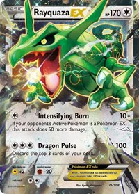 Rayquaza EX (75) - XY - Roaring Skies - Ultra Rare - 75/108
