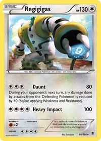 Regigigas - XY - Phantom Forces - Holo Rare - 86/119