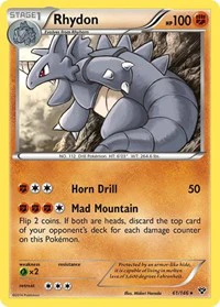 Rhydon - XY Base Set - Rare - 61/146