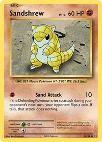 Sandshrew - XY - Evolutions - Common - 54/108