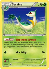 Servine - XY - Fates Collide - Uncommon - 6/124