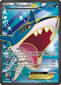 Sharpedo EX (152 Full Art) - XY - Primal Clash - Ultra Rare - 152/160